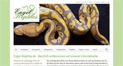 Desktop Screenshot of engel-reptiles.de