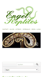 Mobile Screenshot of engel-reptiles.de
